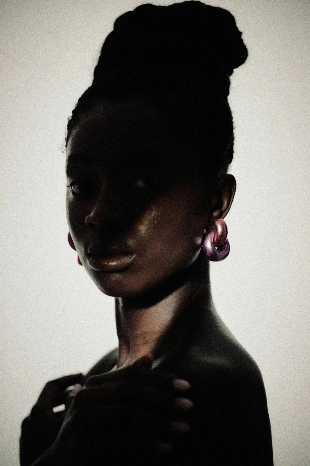 Pendientes Monies modelo ASTRA tonos rosas