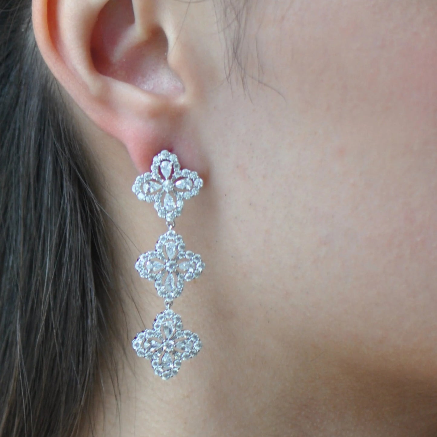 Pendientes Destello 4.8 platados