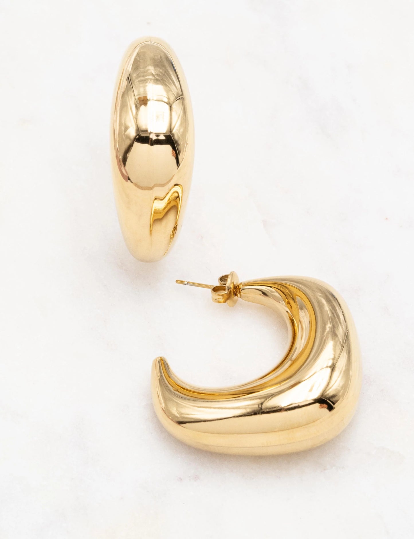 Pendientes cuadrados curvados