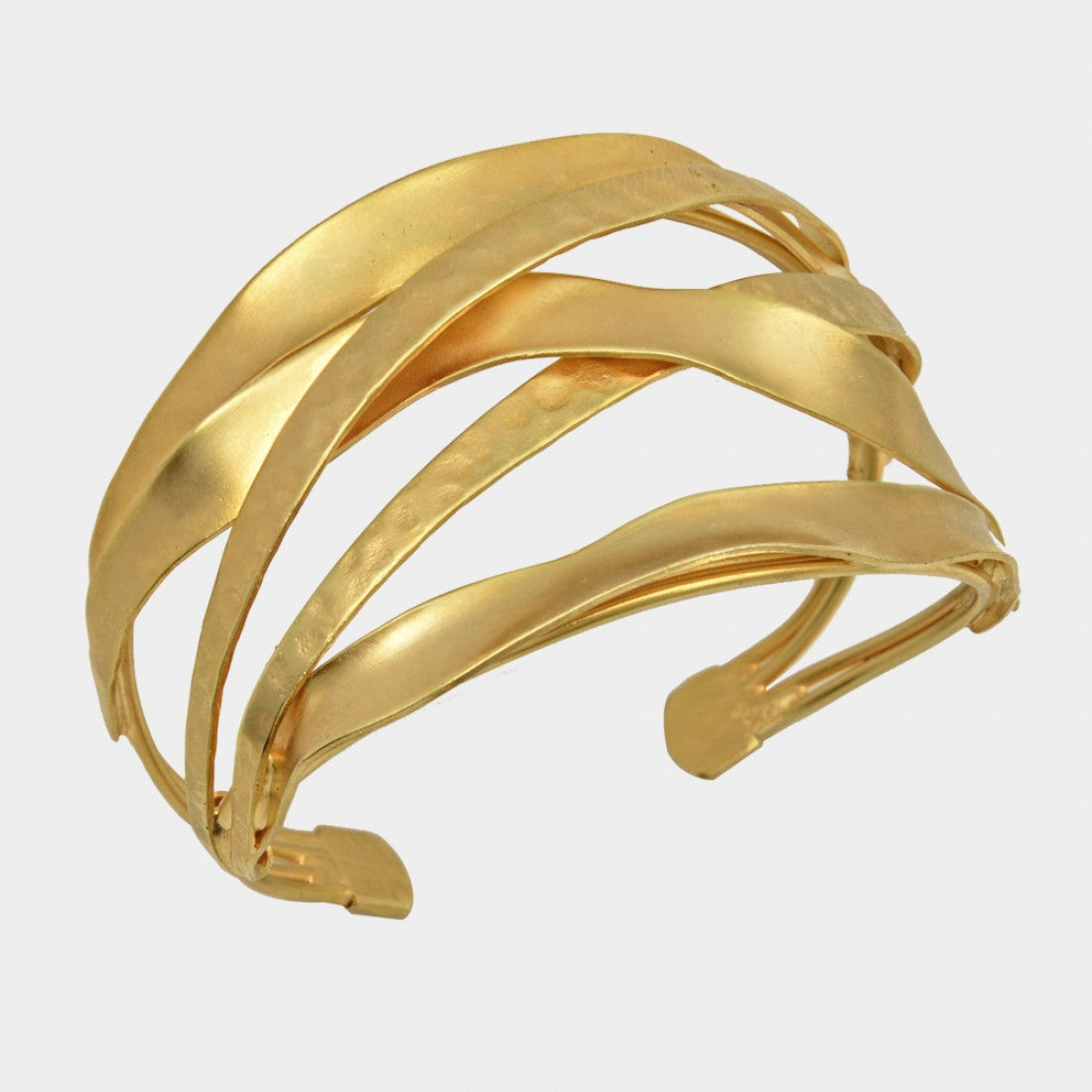 Brazalete de muñeca o antebrazo estilo griego – baño de oro 18K