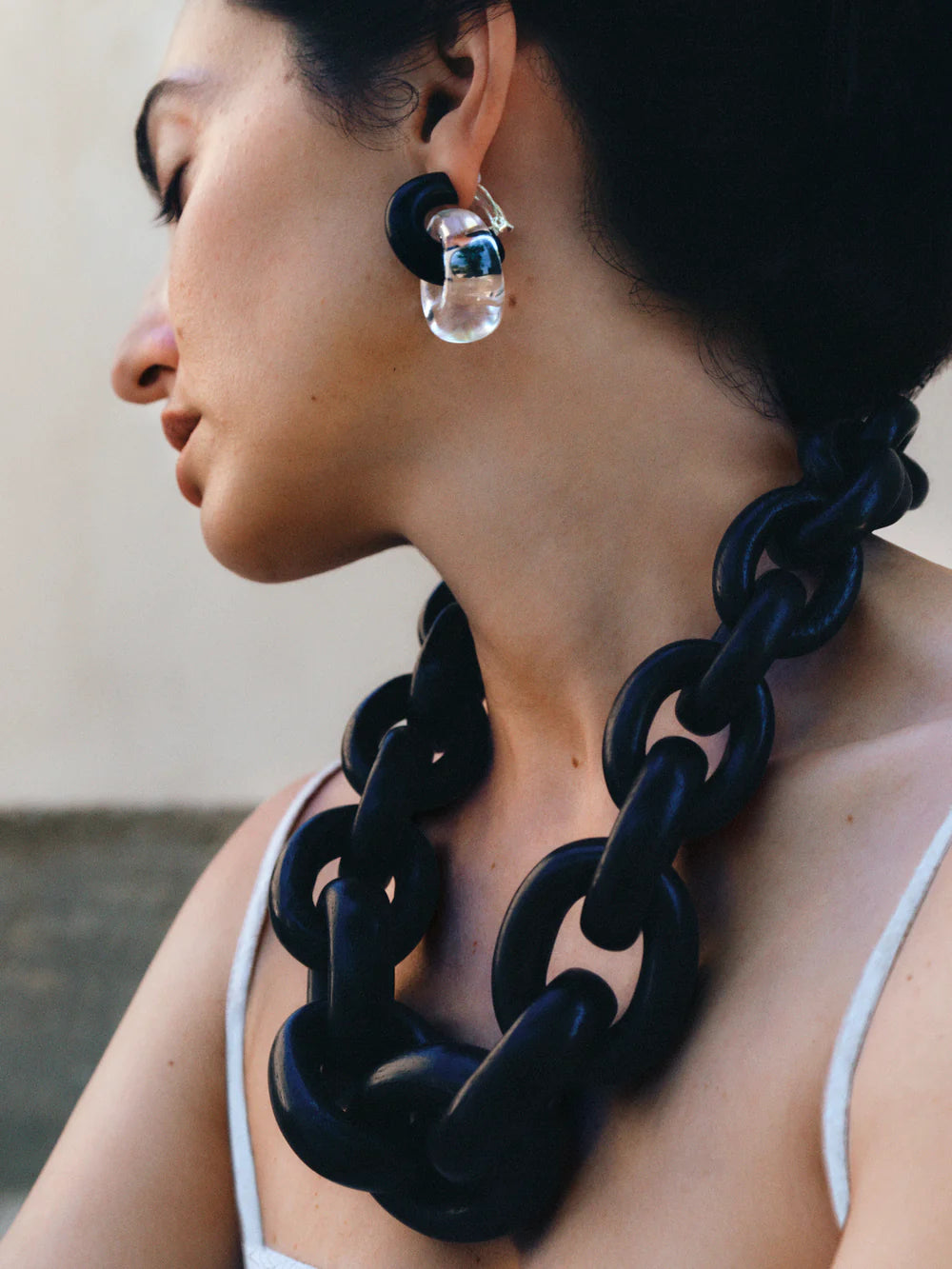 Pendientes MONIES modelo HAVANA acacia y acrílico