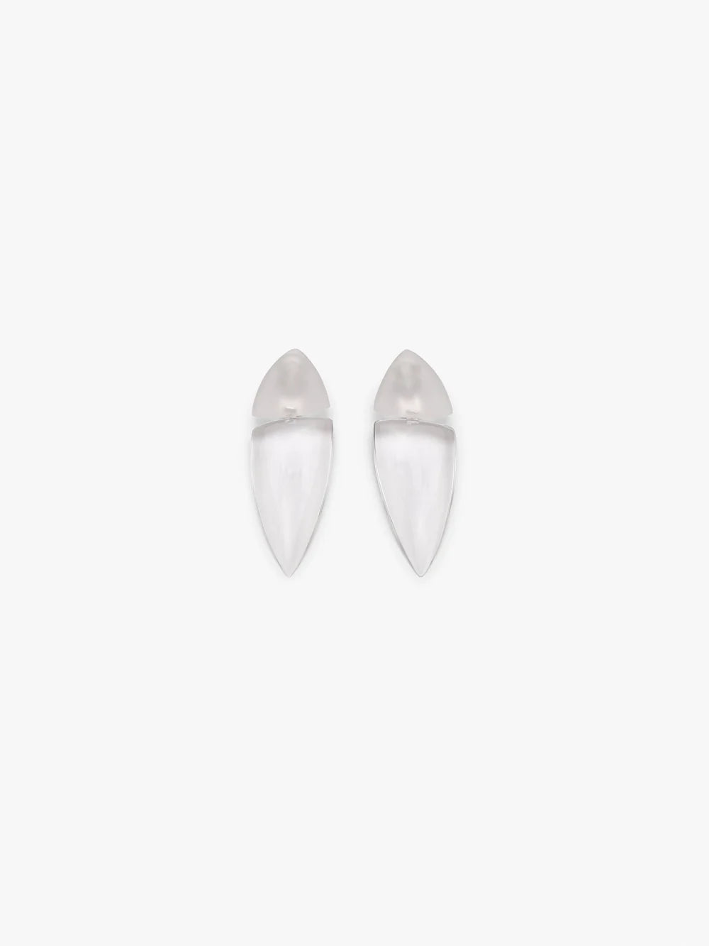 Pendientes MONIES mod. FIRA : greencast transparente/esmerilado