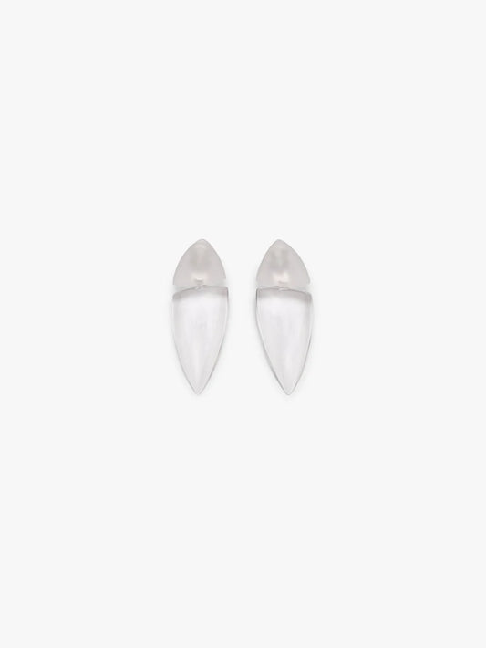Pendientes MONIES mod. FIRA : greencast transparente/esmerilado