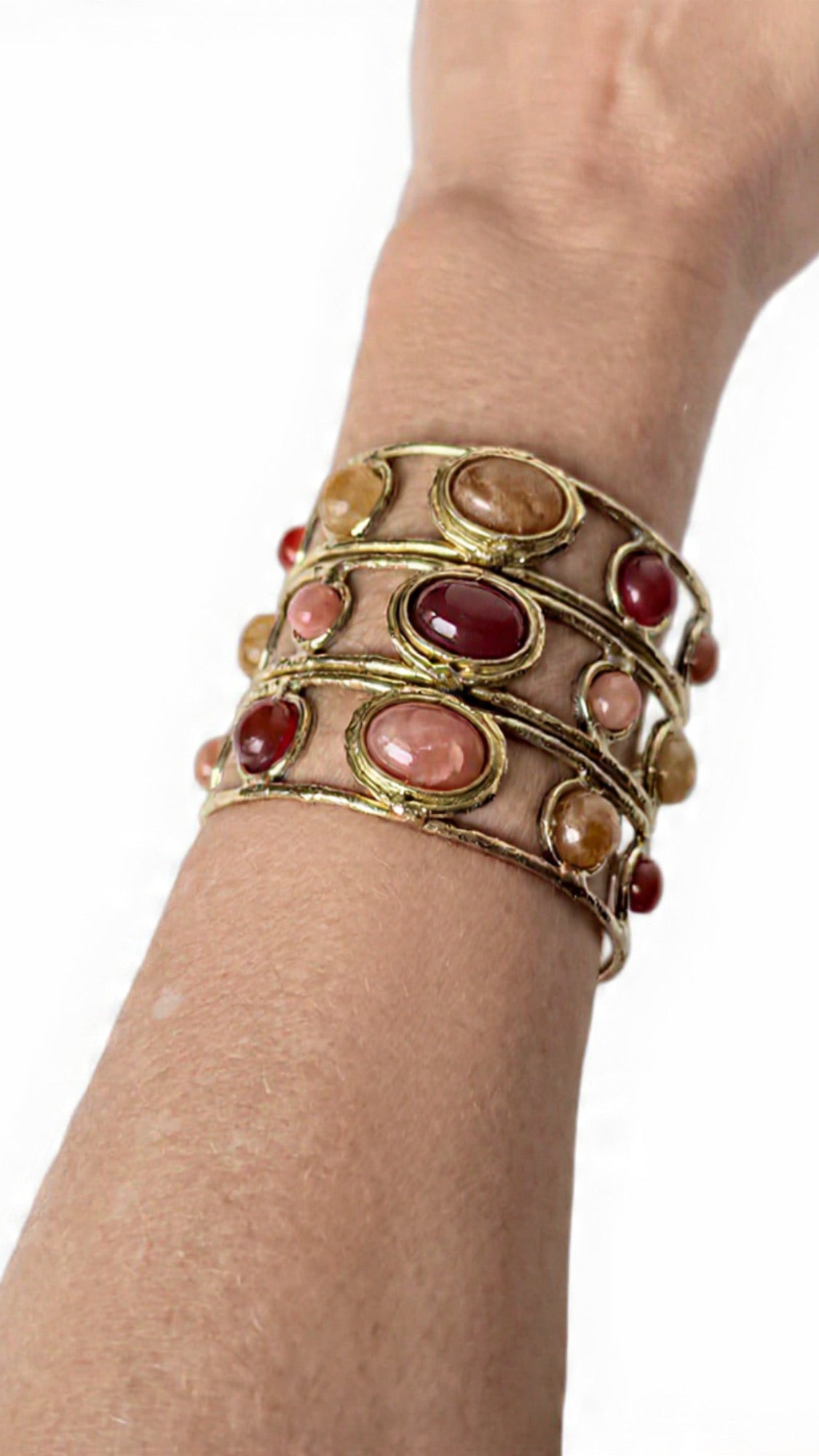 Brazalete gemas multicolor