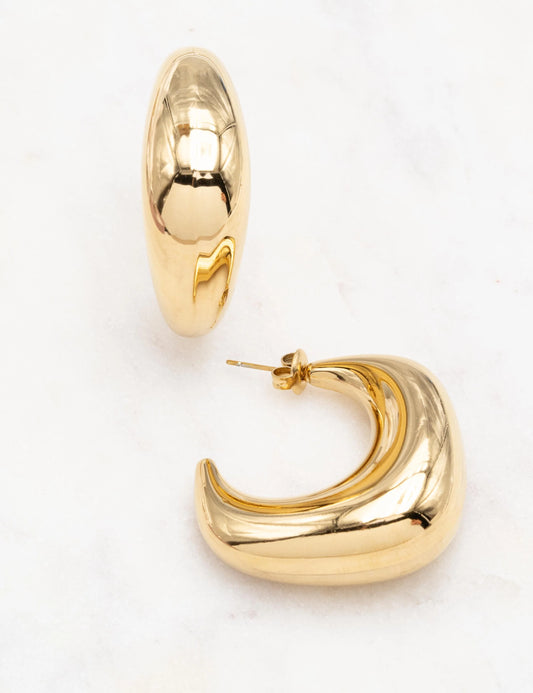 Pendientes cuadrados curvados