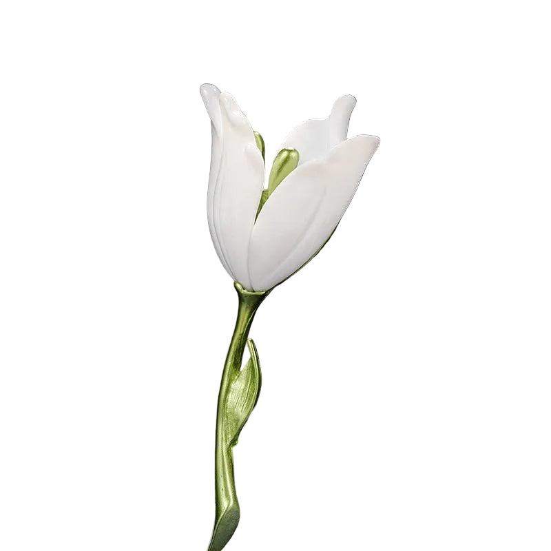 Broche elegante de tulipán