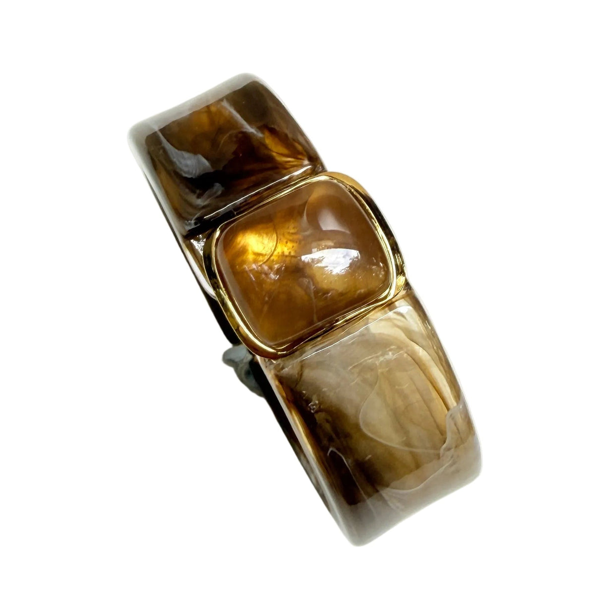 Pulsera de resina efecto mármol