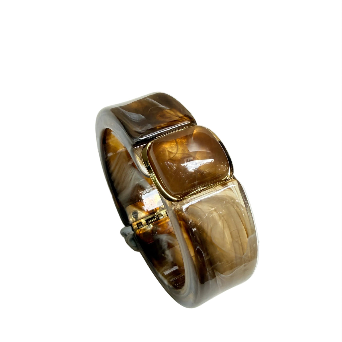 Pulsera de resina efecto mármol