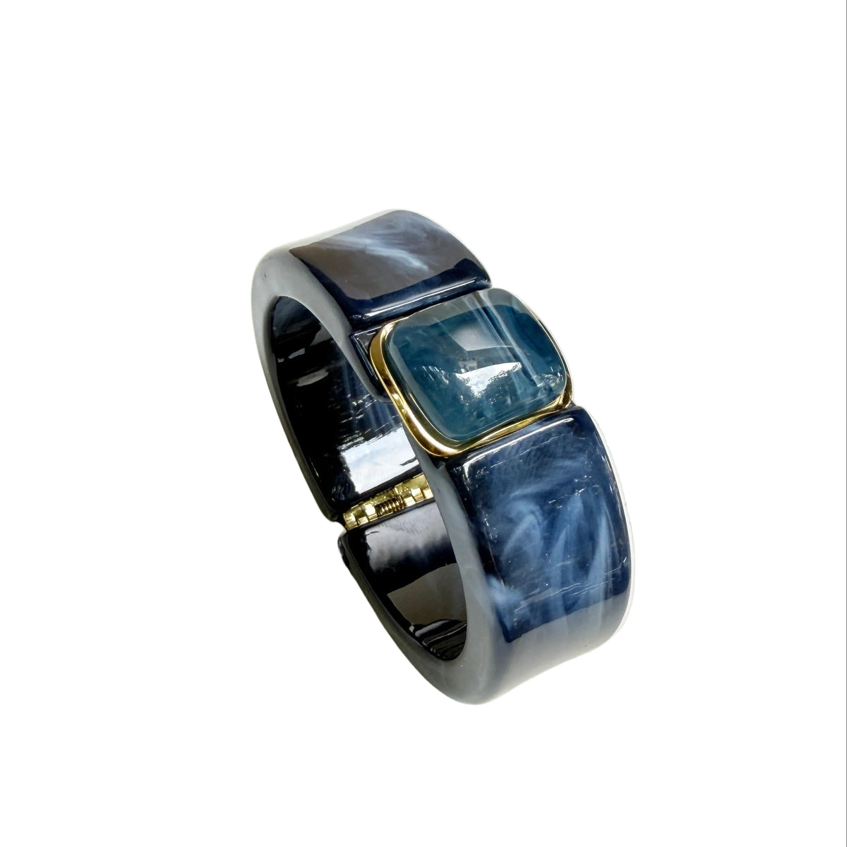 Pulsera de resina efecto mármol