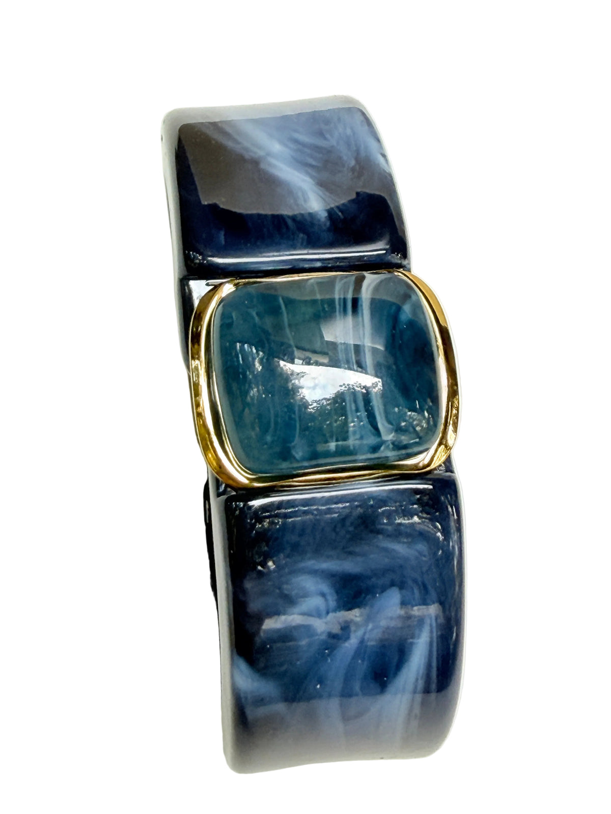 Pulsera de resina efecto mármol