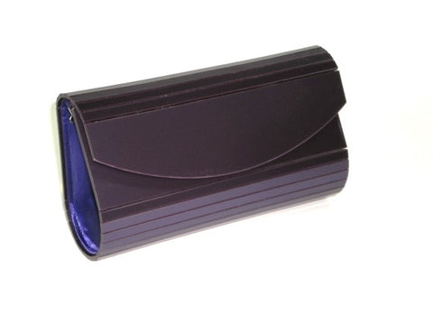 Clutch lamas sintéticas color morado