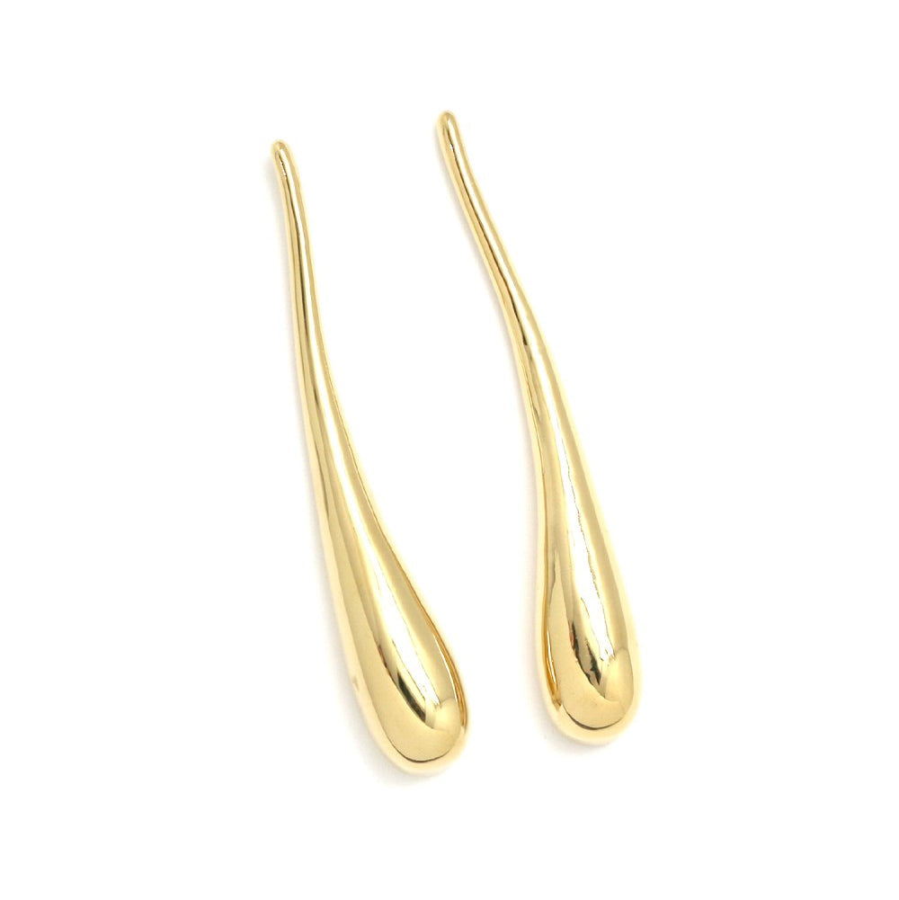 Pendientes gota larga dorada