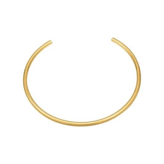 Chóker rígido dorado