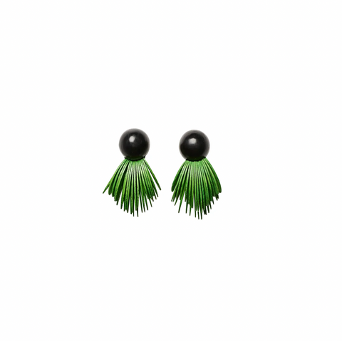 Green Acacia Earrings - From MONIES